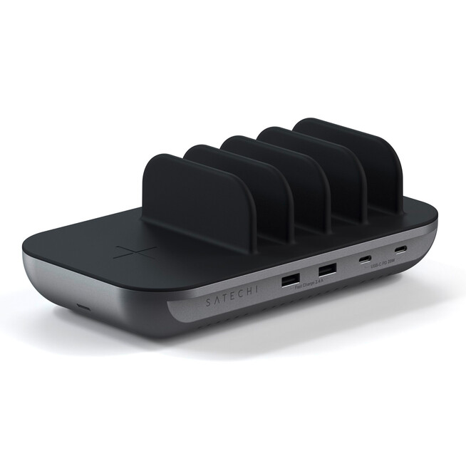 Satechi Multi-Device Charging Station und Wireless Charging Dock5, A-Nr.: ST-WCS5PM-EU  - 01