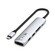 Satechi USB-C 6-in-1 Slim Multiport Adapter, silber, A-Nr.: ST-P6SS - 03