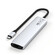 Sie sehen ein Bild von Satechi USB-C 7-in-1 Slim Multiport Adapter mit Ethernet, silber, Produktbild: 03 Satechi USB-C 7-in-1 Slim Multiport Adapter mit Ethernet, silber, A-Nr.: ST-P7SS - 03