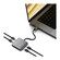 Sie sehen ein Bild von Satechi USB-C PD 4-Port Hub, space grau, Produktbild: 04 Satechi USB-C PD 4-Port Hub, space grau, A-Nr.: ST-H4CPDM - 04