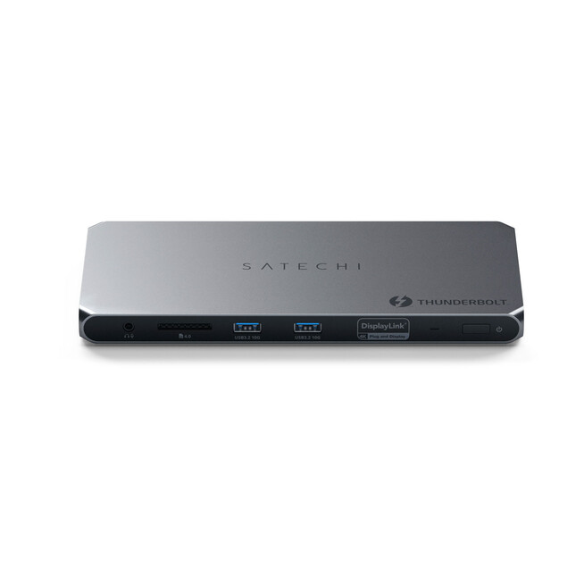 Satechi Thunderbolt 4 Docking Station mit Display Link, silber, A-Nr.: ST-DT4MDM-EU - 01