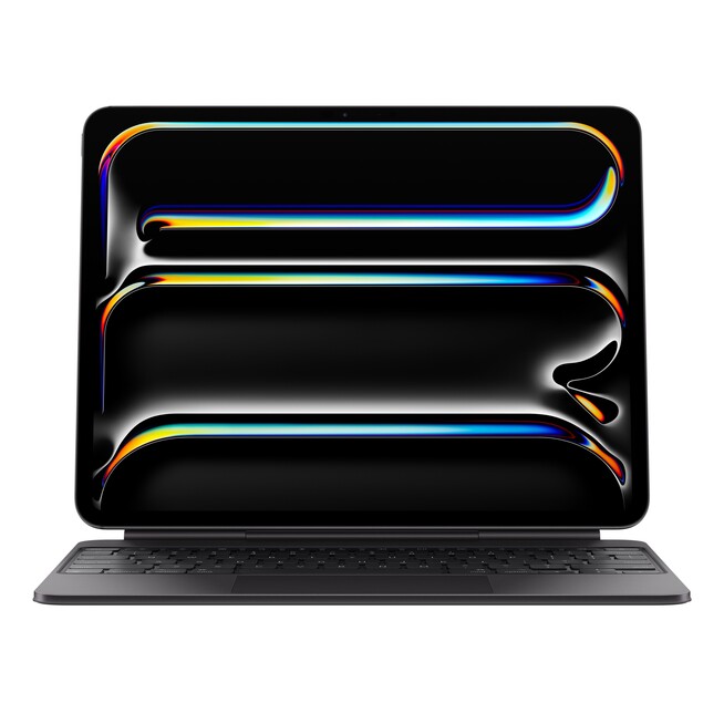 Sie sehen ein Bild von Magic Keyboard für 13" iPad Pro (M4) - Deutsch - Schwarz, Produktbild: 01 Magic Keyboard für 13" iPad Pro (M4) - Deutsch - Schwarz, A-Nr.: MWR53D/A - 01
