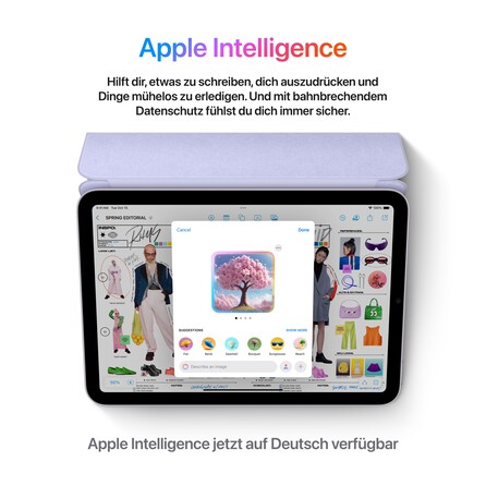 iPad mini Wi-Fi 128 GB - Polarstern (A17 Pro), A-Nr.: MXN83NF/A - 05