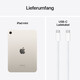 iPad mini Wi-Fi 128 GB - Polarstern (A17 Pro), A-Nr.: MXN83NF/A - 10