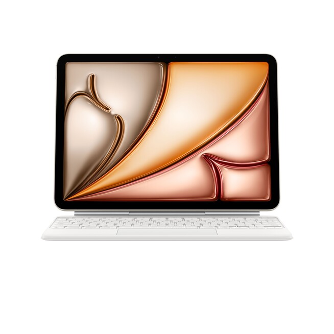 Magic Keyboard für das 11" iPad Air (M3) – Englisch (International) – Weiß, A-Nr.: MDFV4Z/A - 01