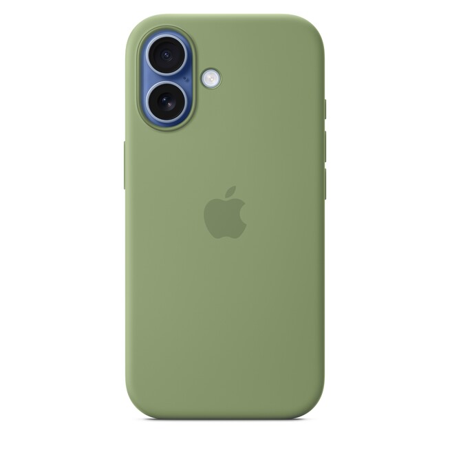 Sie sehen ein Bild von iPhone 17 Silikon Case mit MagSafe - Hellmoosgrün, Produktbild: 03 iPhone 17 Silikon Case mit MagSafe - Hellmoosgrün, A-Nr.: MGEX4ZM/A - 03