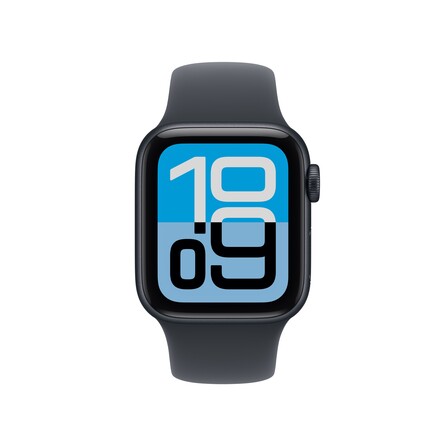 Apple Watch SE 3 GPS, 40 mm Aluminiumgehäuse Mitternacht, Sportarmband Mitternacht – S/M, A-Nr.: MEH94ZR/A - 02