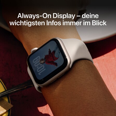 Apple Watch SE 3 GPS, 40 mm Aluminiumgehäuse Mitternacht, Sportarmband Mitternacht – S/M, A-Nr.: MEH94ZR/A - 05
