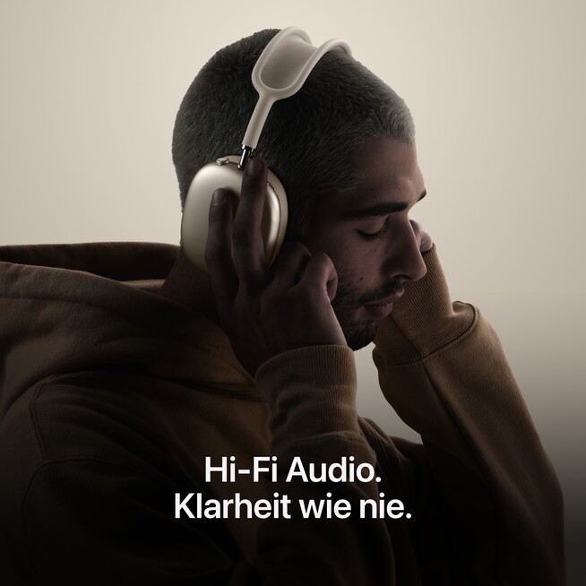Sie sehen ein Bild von AirPods Max 2 - Polarstern, Produktbild: 05 AirPods Max 2 - Polarstern, A-Nr.: MHWL4ZM/A - 05