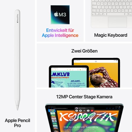 11" iPad Air Wi-Fi 128 GB - Violett (M3), A-Nr.: MCA04TY/A - 09