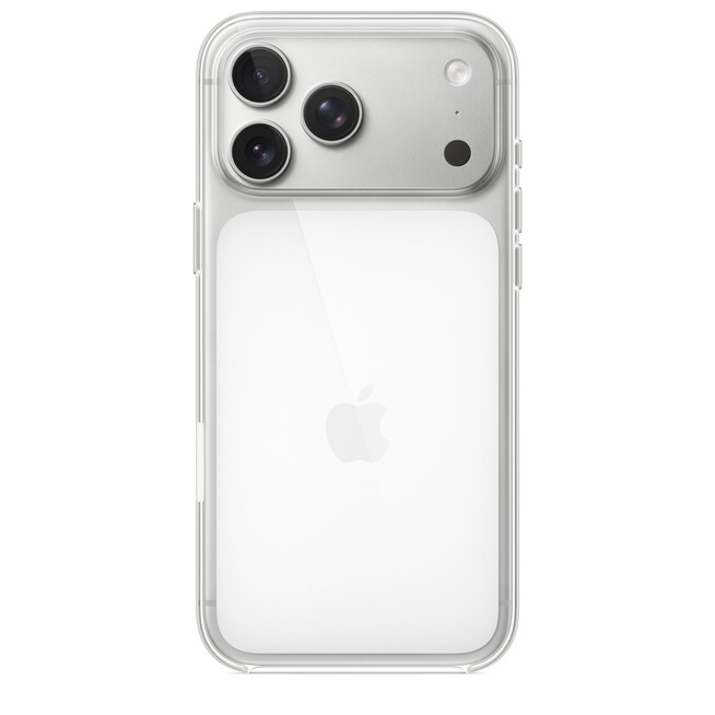 Sie sehen ein Bild von iPhone 17 Pro Max Clear Case mit MagSafe, Produktbild: 01 iPhone 17 Pro Max Clear Case mit MagSafe, A-Nr.: MGFW4ZM/A - 01