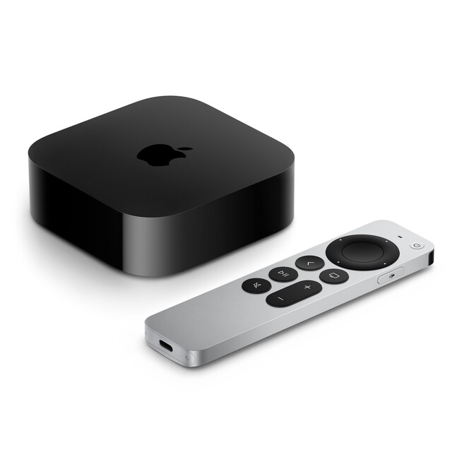 Sie sehen ein Bild von Apple TV 4K Wi‑Fi mit 64 GB Speicher, Produktbild: 01 Apple TV 4K Wi‑Fi mit 64 GB Speicher, A-Nr.: MN873FD/A - 01