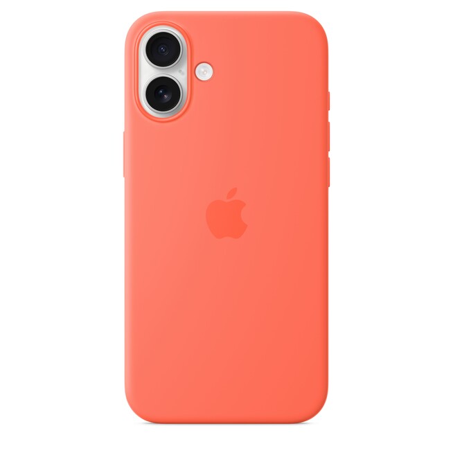 iPhone 16 Plus Silikon Case mit MagSafe – Mandarine, A-Nr.: MDGT4ZM/A - 01