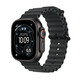 Apple Watch Ultra 3 GPS + Cellular, 49 mm Titangehäuse Schwarz, Ocean Armband Schwarz, A-Nr.: MF0J4QF/A - 01