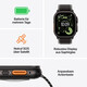 Apple Watch Ultra 3 GPS + Cellular, 49 mm Titangehäuse Schwarz, Ocean Armband Schwarz, A-Nr.: MF0J4QF/A - 03