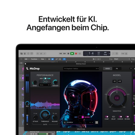 14" MacBook Pro: Apple M5 Chip mit 10‑Core CPU und 10‑Core GPU, 1 TB SSD - Space Schwarz, A-Nr.: MDE14D/A - 04