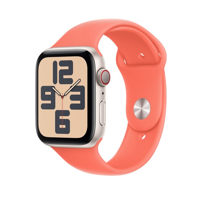 Sie sehen ein Bild von 40 mm Sportarmband Mandarine – S/M, Produktbild: 02 40 mm Sportarmband Mandarine – S/M, A-Nr.: MDRR4ZM/A - 02