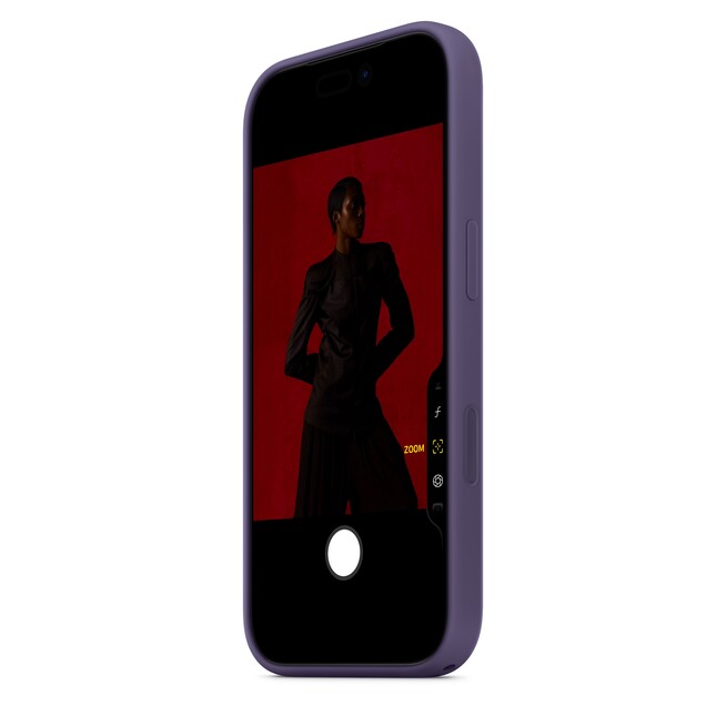 Sie sehen ein Bild von iPhone 17 Pro Silikon Case mit MagSafe - Nebelviolett, Produktbild: 04 iPhone 17 Pro Silikon Case mit MagSafe - Nebelviolett, A-Nr.: MGFG4ZM/A - 04