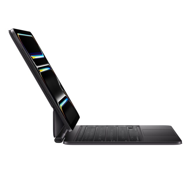 Sie sehen ein Bild von Magic Keyboard für 11" iPad Pro (M4) - Deutsch - Schwarz, Produktbild: 02 Magic Keyboard für 11" iPad Pro (M4) - Deutsch - Schwarz, A-Nr.: MWR23D/A - 02
