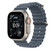 Sie sehen ein Bild von Verlängerung für 49 mm Ocean Armband Maritimblau - Titan Natur, Produktbild: 02 Verlängerung für 49 mm Ocean Armband Maritimblau - Titan Natur, A-Nr.: MGCE4ZM/A - 02