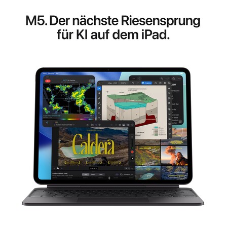11" iPad Pro Wi-Fi 256 GB Standardglas - Space Schwarz (M5), A-Nr.: MDWK4TY/A - 04