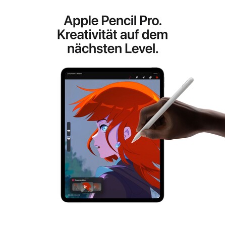 11" iPad Pro Wi-Fi 256 GB Standardglas - Space Schwarz (M5), A-Nr.: MDWK4TY/A - 06