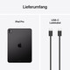11" iPad Pro Wi-Fi 256 GB Standardglas - Space Schwarz (M5), A-Nr.: MDWK4TY/A - 09