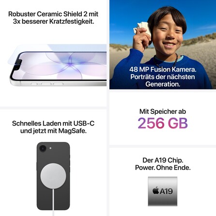 iPhone 17e 256 GB Zartrosa , A-Nr.: MHRX4ZD/A - 06