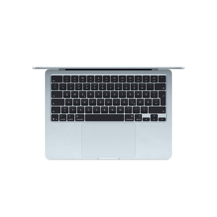 Sie sehen ein Bild von 13" MacBook Air: Apple M5 Chip mit 10‑Core CPU und 8‑Core GPU, 512 GB SSD - Himmelblau, Produktbild: 02 13" MacBook Air: Apple M5 Chip mit 10‑Core CPU und 8‑Core GPU, 512 GB SSD - Himmelblau, A-Nr.: MDHH4D/A - 02