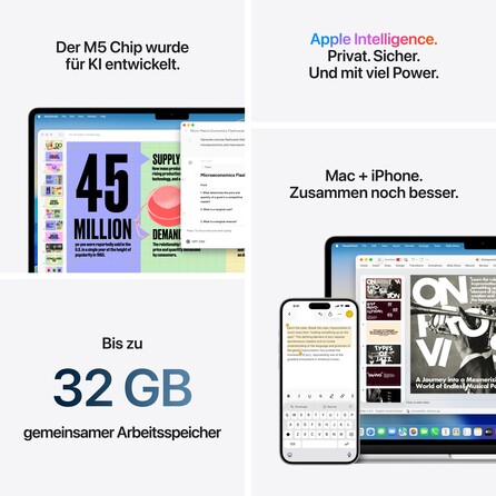 Sie sehen ein Bild von 13" MacBook Air: Apple M5 Chip mit 10‑Core CPU und 8‑Core GPU, 512 GB SSD - Himmelblau, Produktbild: 08 13" MacBook Air: Apple M5 Chip mit 10‑Core CPU und 8‑Core GPU, 512 GB SSD - Himmelblau, A-Nr.: MDHH4D/A - 08
