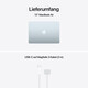 Sie sehen ein Bild von 13" MacBook Air: Apple M5 Chip mit 10‑Core CPU und 8‑Core GPU, 512 GB SSD - Himmelblau, Produktbild: 09 13" MacBook Air: Apple M5 Chip mit 10‑Core CPU und 8‑Core GPU, 512 GB SSD - Himmelblau, A-Nr.: MDHH4D/A - 09