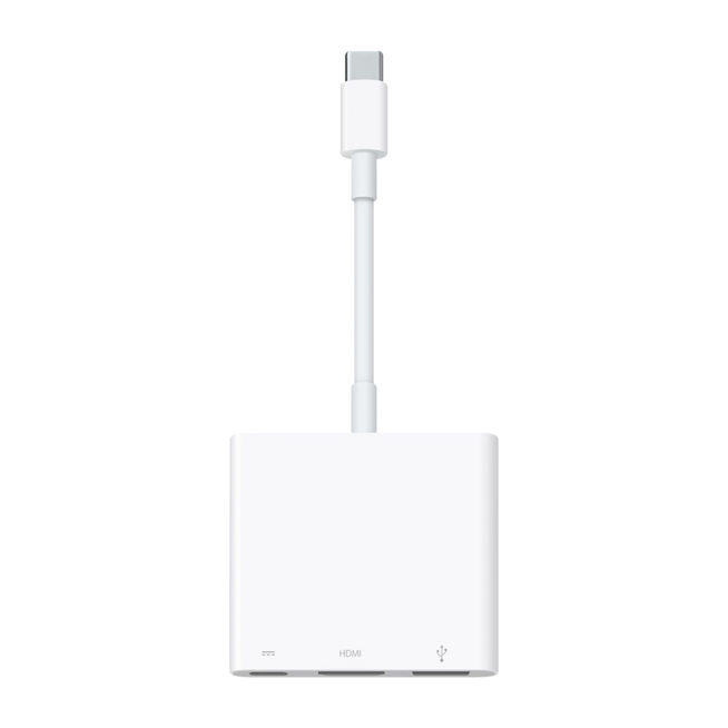 Sie sehen ein Bild von USB‑C Digital AV Multiport Adapter, Produktbild: 01 USB‑C Digital AV Multiport Adapter, A-Nr.: MW5M3ZM/A - 01
