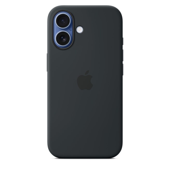 Sie sehen ein Bild von iPhone 17 Silikon Case mit MagSafe - Schwarz, Produktbild: 03 iPhone 17 Silikon Case mit MagSafe - Schwarz, A-Nr.: MGF14ZM/A - 03