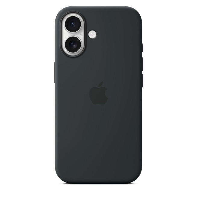Sie sehen ein Bild von iPhone 17 Silikon Case mit MagSafe - Schwarz, Produktbild: 04 iPhone 17 Silikon Case mit MagSafe - Schwarz, A-Nr.: MGF14ZM/A - 04