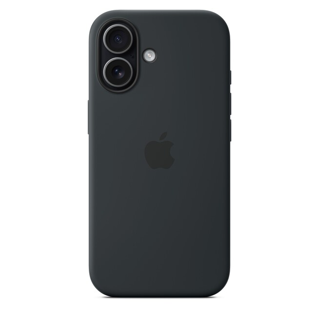 Sie sehen ein Bild von iPhone 17 Silikon Case mit MagSafe - Schwarz, Produktbild: 05 iPhone 17 Silikon Case mit MagSafe - Schwarz, A-Nr.: MGF14ZM/A - 05