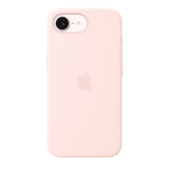 Sie sehen ein Bild von iPhone 17e Silikon Case mit MagSafe – Hellrosa, Produktbild: 01 iPhone 17e Silikon Case mit MagSafe – Hellrosa, A-Nr.: MHWJ4ZM/A - 01