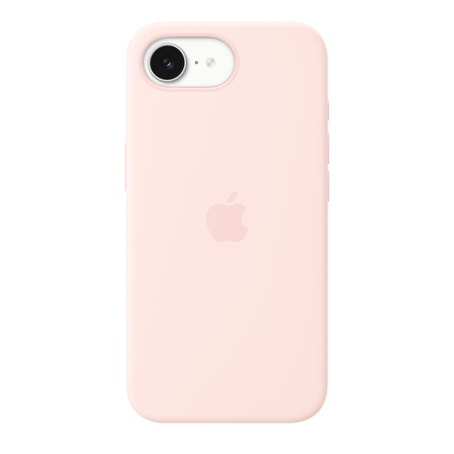 Sie sehen ein Bild von iPhone 17e Silikon Case mit MagSafe – Hellrosa, Produktbild: 02 iPhone 17e Silikon Case mit MagSafe – Hellrosa, A-Nr.: MHWJ4ZM/A - 02