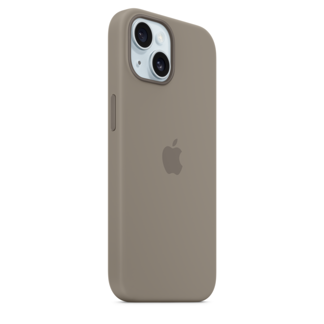 Sie sehen ein Bild von iPhone 15 Silikon Case mit MagSafe – Tonbraun, Produktbild: 06 iPhone 15 Silikon Case mit MagSafe – Tonbraun, A-Nr.: MXPG3ZM/A - 06