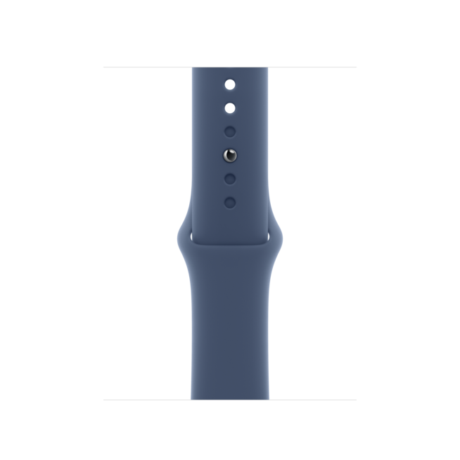 Sie sehen ein Bild von 40 mm Sportarmband Denim – M/L, Produktbild: 01 40 mm Sportarmband Denim – M/L, A-Nr.: MYJ23ZM/A - 01