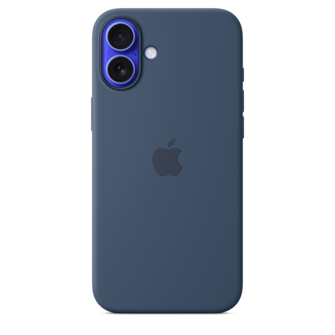 iPhone 16 Plus Silikon Case mit MagSafe – Denim, A-Nr.: MYYA3ZM/A - 01