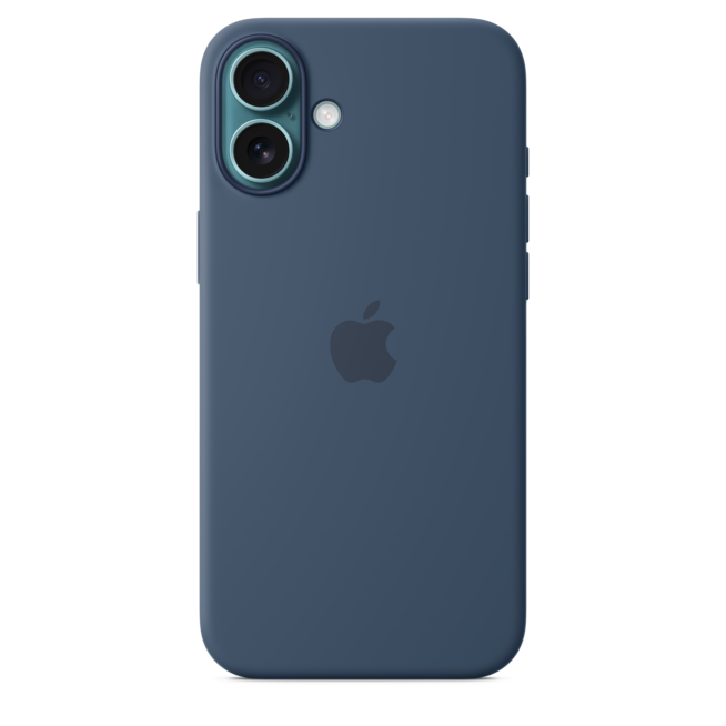 iPhone 16 Plus Silikon Case mit MagSafe – Denim, A-Nr.: MYYA3ZM/A - 02