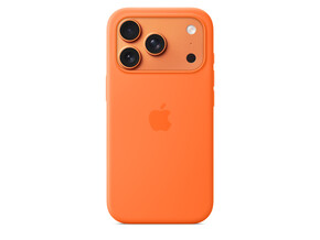 iPhone 17 Pro Silikon Case mit MagSafe - Orange, A-Nr.: MGFE4ZM/A - 01