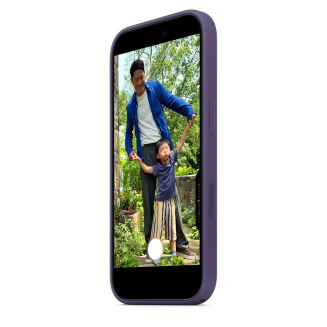 Sie sehen ein Bild von iPhone 17 Silikon Case mit MagSafe - Nebelviolett, Produktbild: 06 iPhone 17 Silikon Case mit MagSafe - Nebelviolett, A-Nr.: MGF04ZM/A - 06