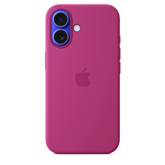 iPhone 16 Silikon Case mit MagSafe – Fuchsia, A-Nr.: MYY53ZM/A - 01