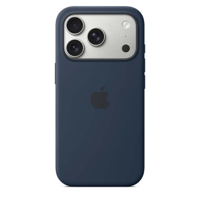 Sie sehen ein Bild von iPhone 17 Pro Silikon Case mit MagSafe - Mitternacht, Produktbild: 02 iPhone 17 Pro Silikon Case mit MagSafe - Mitternacht, A-Nr.: MGFH4ZM/A - 02