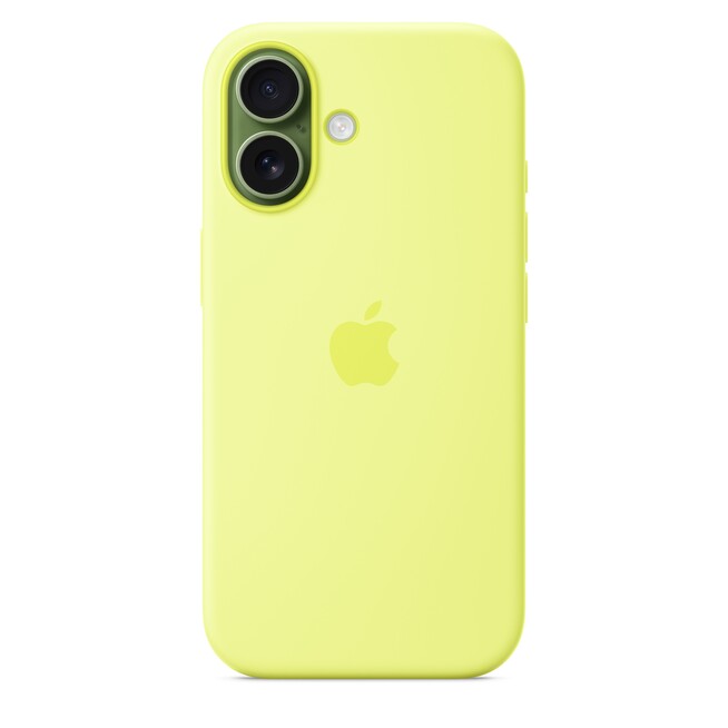 iPhone 17 Silikon Case mit MagSafe - Neongelb, A-Nr.: MGEV4ZM/A - 02