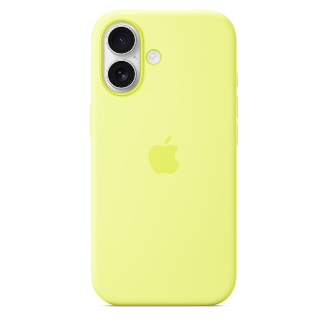 iPhone 17 Silikon Case mit MagSafe - Neongelb, A-Nr.: MGEV4ZM/A - 04