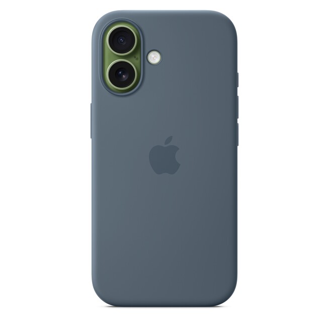 Sie sehen ein Bild von iPhone 17 Silikon Case mit MagSafe - Maritimblau, Produktbild: 02 iPhone 17 Silikon Case mit MagSafe - Maritimblau, A-Nr.: MGEW4ZM/A - 02