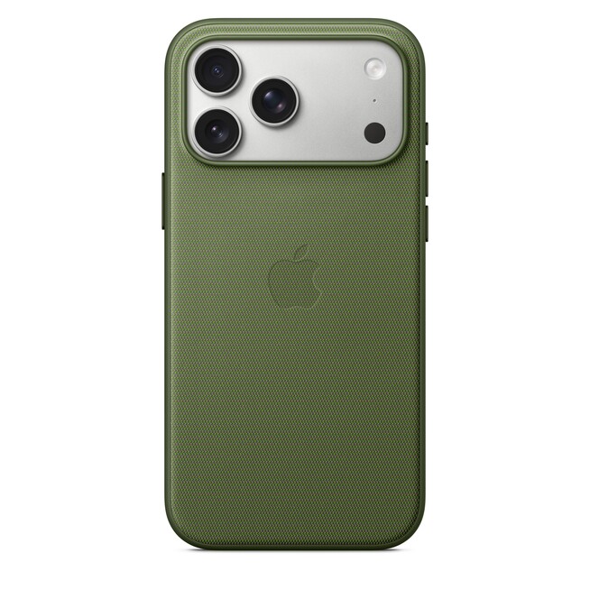 Sie sehen ein Bild von iPhone 17 Pro Max Funktionsgewebe Case mit MagSafe - Grün, Produktbild: 02 iPhone 17 Pro Max Funktionsgewebe Case mit MagSafe - Grün, A-Nr.: MGFD4ZM/A - 02