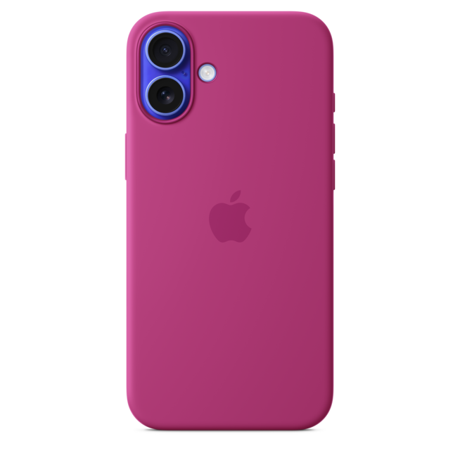 iPhone 16 Plus Silikon Case mit MagSafe – Fuchsia, A-Nr.: MYYE3ZM/A - 01